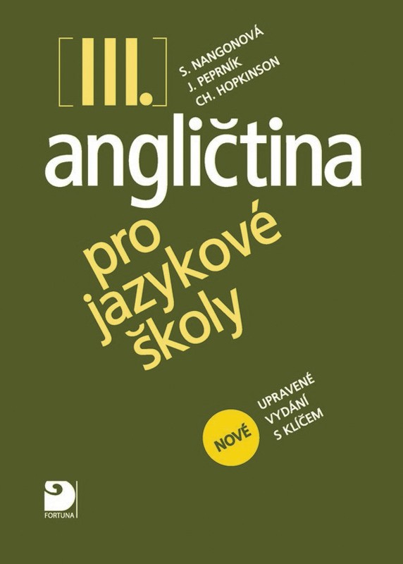 Angličtina pro jazykové školy III. – upravené vydání, učebnice