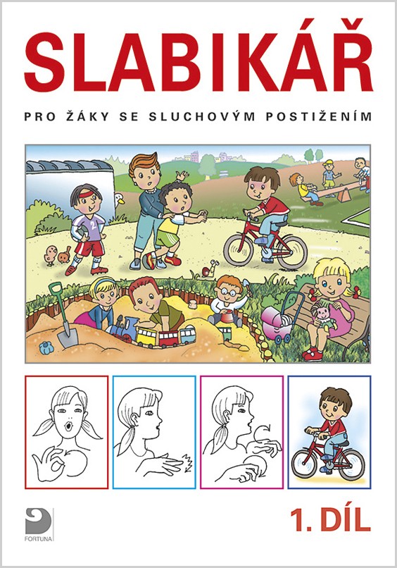 Slabikář pro žáky se sluchovým postižením (1. a 2. díl), učebnice