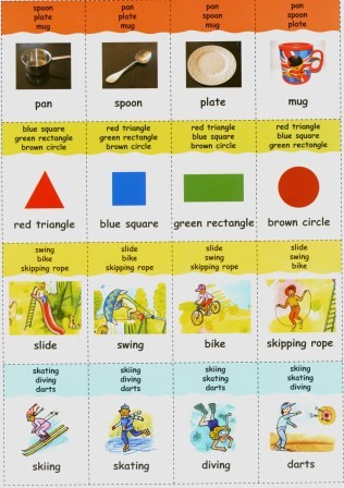 Angličtina 4 pro ZŠ – podstatná jména, hrací karty (modré)