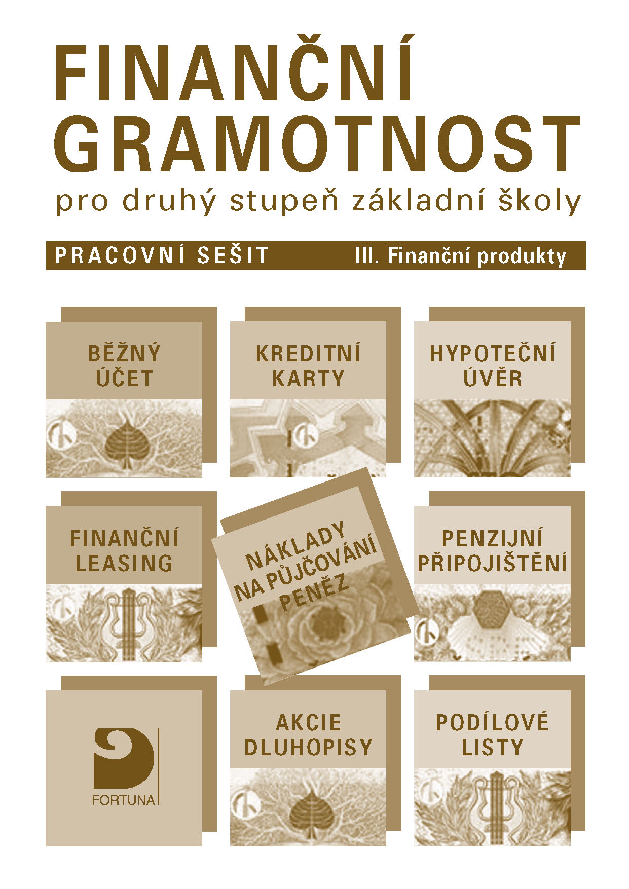 Finanční gramotnost pro 2. stupeň ZŠ – Finanční produkty, pracovní sešit III